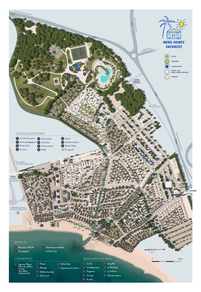 location mobil home saint tropez